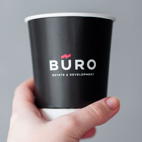 Изготовление стаканчиков для Бюро Эстейт Cuptrade