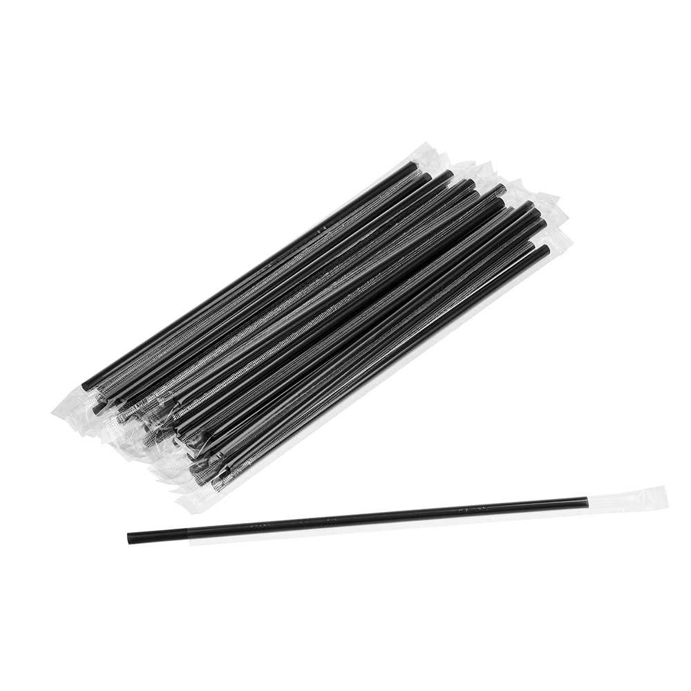 Трубочка черная 240 мм