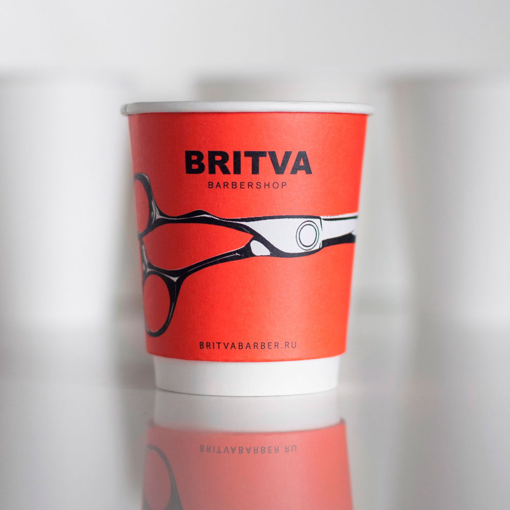 Стаканы для барбершопов Бритва
